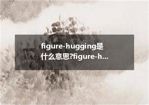 figure-hugging是什么意思?figure-hugging怎么发音?figure-hugging的解释和用法