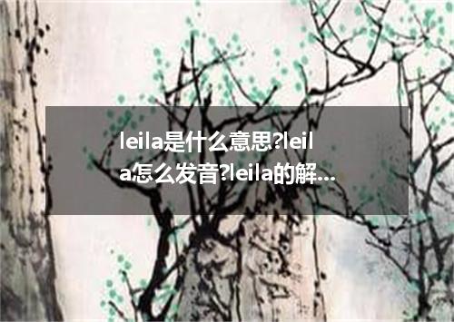 leila是什么意思?leila怎么发音?leila的解释和用法