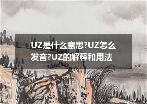UZ是什么意思?UZ怎么发音?UZ的解释和用法