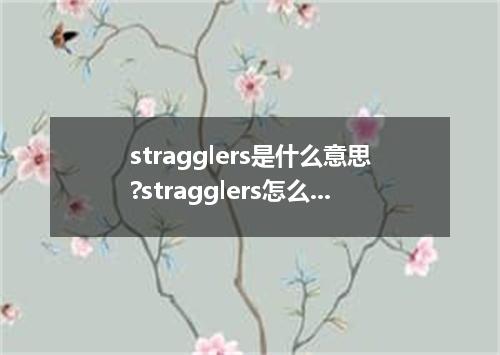 stragglers是什么意思?stragglers怎么发音?stragglers的解释和用法