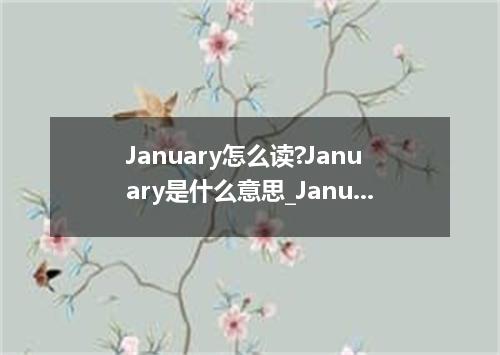 January怎么读?January是什么意思_January的用法