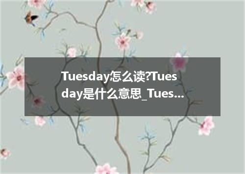 Tuesday怎么读?Tuesday是什么意思_Tuesday的用法