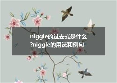 niggle的过去式是什么?niggle的用法和例句
