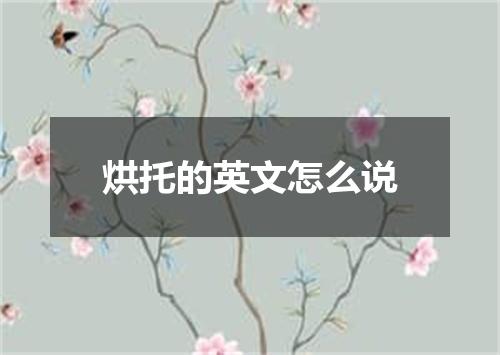 烘托的英文怎么说