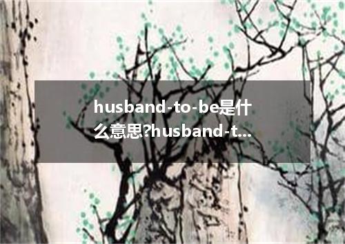 husband-to-be是什么意思?husband-to-be怎么发音?husband-to-be的解释和用法