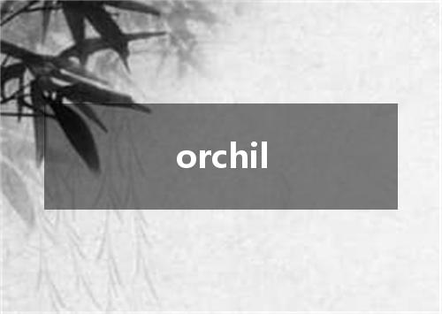 orchil是什么意思