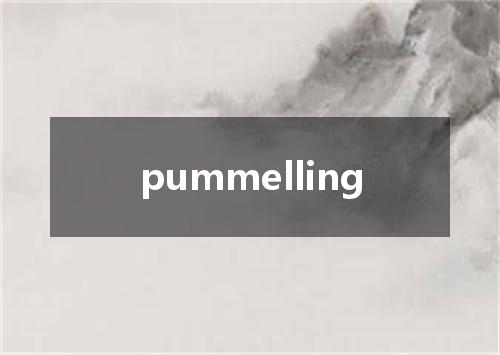pummelling是什么意思