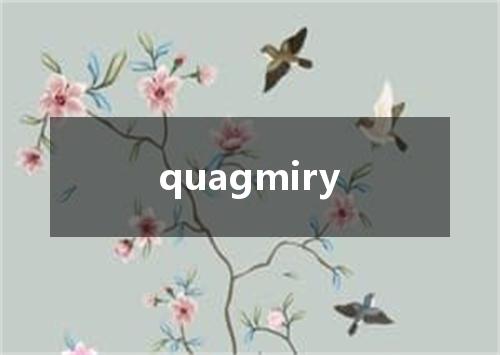 quagmiry是什么意思