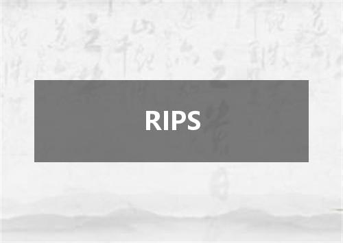 RIPS是什么意思