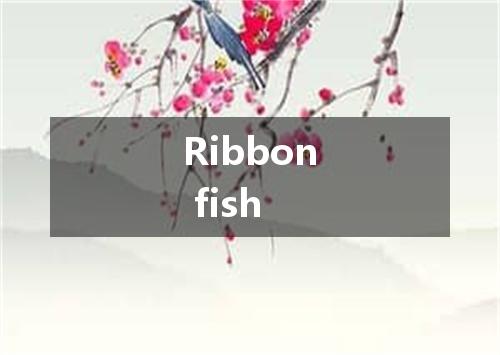 Ribbon fish是什么意思