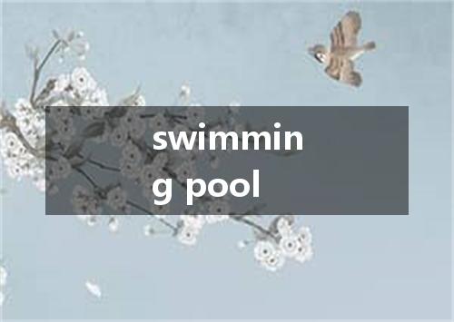swimming pool是什么意思