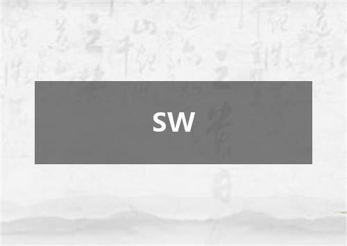 SW是什么意思