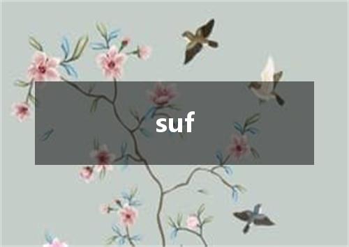 suf是什么意思