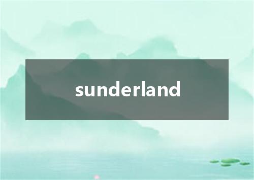 sunderland是什么意思