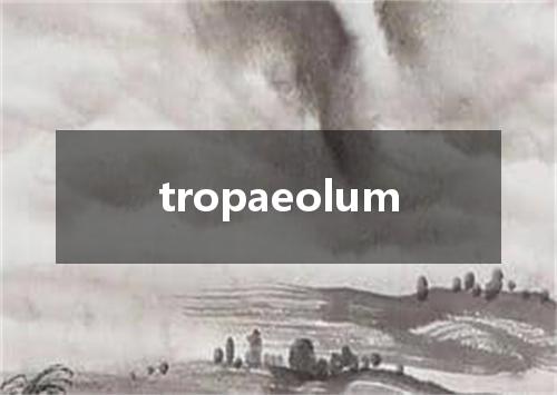 tropaeolum是什么意思