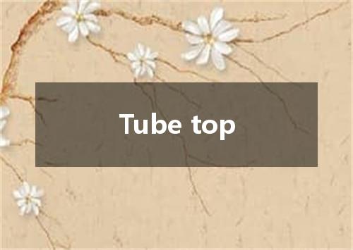 Tube top是什么意思