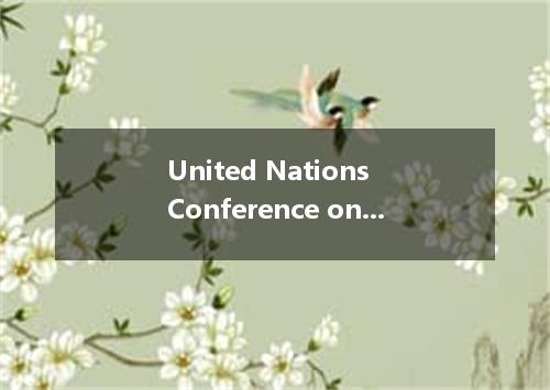 United Nations Conference on Trade and Development是什么意思