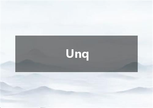 Unq是什么意思