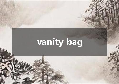 vanity bag是什么意思