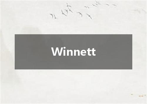 Winnett是什么意思