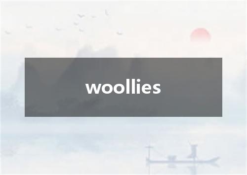 woollies是什么意思
