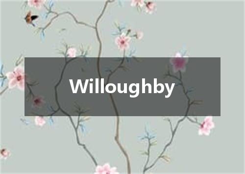 Willoughby是什么意思
