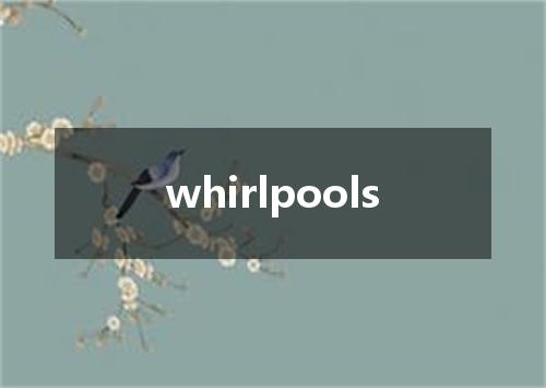 whirlpools是什么意思