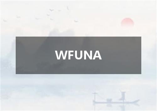 WFUNA是什么意思