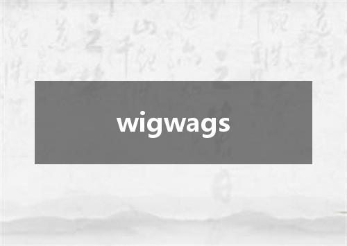 wigwags是什么意思