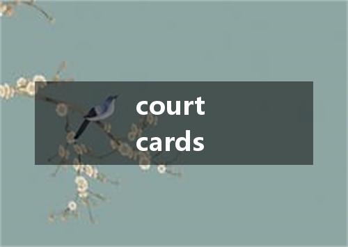 court cards是什么意思