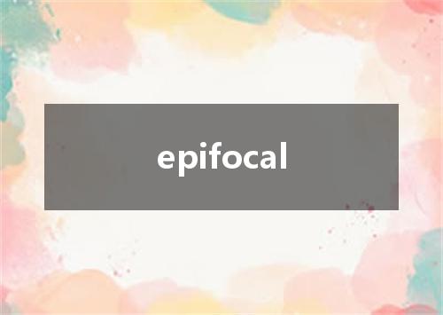 epifocal是什么意思