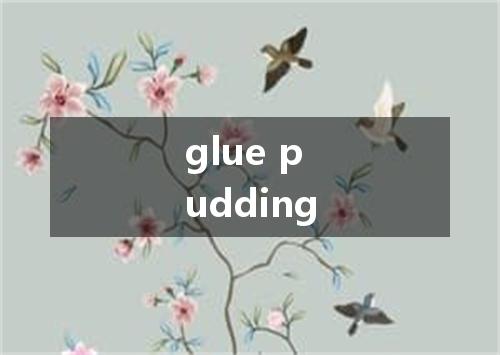 glue pudding是什么意思