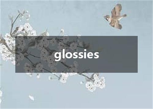 glossies是什么意思