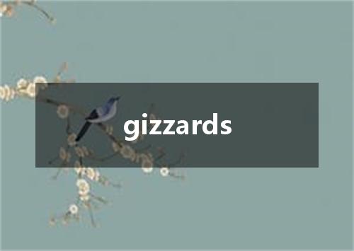 gizzards是什么意思