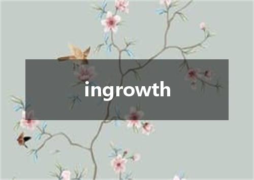 ingrowth是什么意思