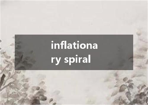inflationary spiral是什么意思