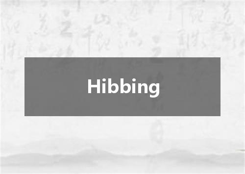 Hibbing是什么意思