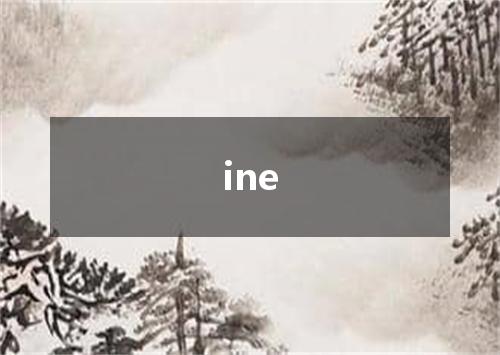 ine是什么意思