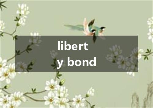 liberty bond是什么意思