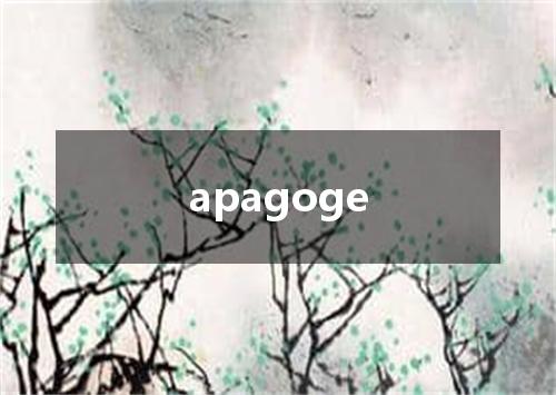 apagoge是什么意思