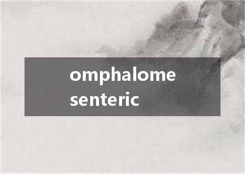 omphalomesenteric是什么意思