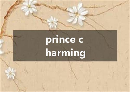 prince charming是什么意思