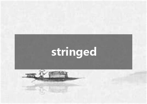 stringed是什么意思