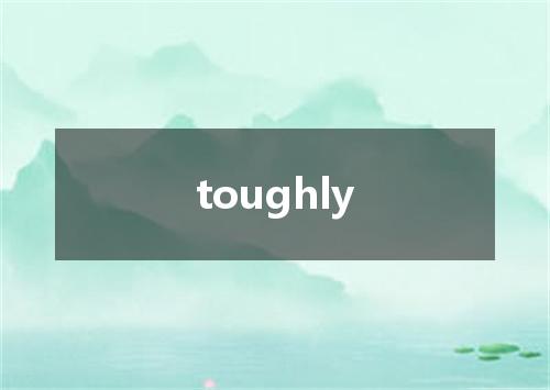 toughly是什么意思
