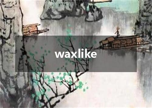 waxlike是什么意思