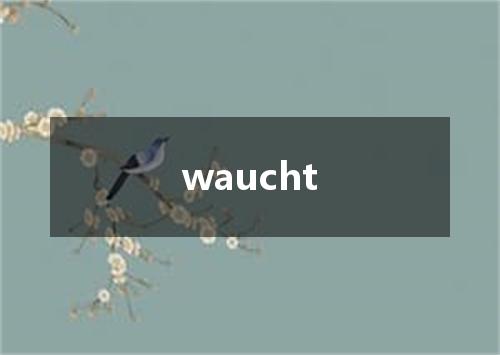 waucht是什么意思
