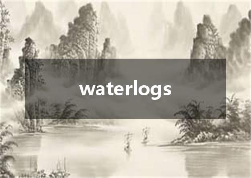 waterlogs是什么意思