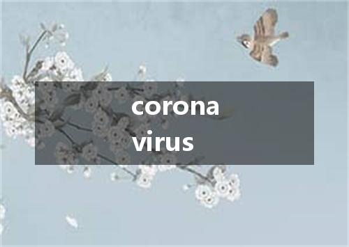 coronavirus是什么意思