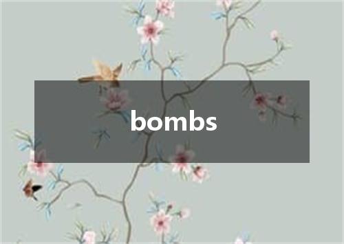 bombs是什么意思