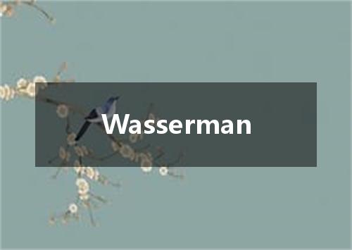 Wasserman是什么意思